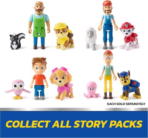 Paw Patrol Skye & Alex Porter Pack مع Lil Hootie Toy Figure ، ألعاب الأطفال للبنين والبنات الذين تتراوح أعمارهم بين 3 وما فوق in Saudi Arabia
