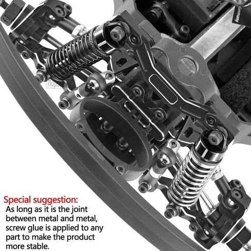 ترقيات جزء ل 1/16 Mojave Grom 223S DSC 4x4 RTR ، 1/16 Mojave Grom 4x4 RTR ، ALUMINUM الأمامية والخلفية على عريض الأسلحة و RC ARMS ARMS UP ، استبدل (ARA330839+ARA330840) ، Black in Saudi Arabia