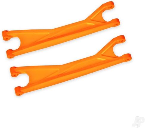 Traxxas 7892T Orange Suspension Arms, Upper (2): X-Maxx WideMaxx Kit in Saudi Arabia