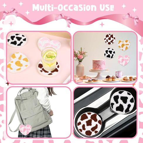 Cheerupp 4 PCS Breakfast Punch Coasters Kit ، Toast Bread Easy DIY Craft Emele Edele Sterbroidery for Beginners Pholeds ، Punch Needle Supplies Studerts Tuder in Saudi Arabia
