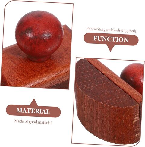 Wooden Rocker Blotter Ink Absorption Tool for Quick Drying Fountain Pen and Calligraphy Vintage Design Easy to Use for School and Home Decor in Saudi Arabia