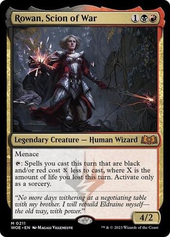 Rowan, Scion of War (211) Wilds of Eldraine MTG in Saudi Arabia