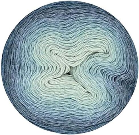 Scheepjes Woolly Whirl Yarn 1000m - 477 Bubble Gum Centre - Blauw en Grijs in Saudi Arabia
