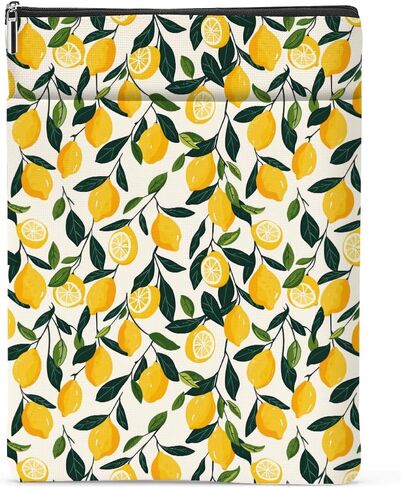 كتاب كتب كتب الكتب الحامية كتب حقيبة عشاق الكتب هدايا الكتب هدايا مقاومة للماء مع سستة لحقيبة هدايا مطبوعة للليمون للنساء فتاة في سن المراهقة صديق المكتبة عيد ميلاد عيد الميلاد in Kuwait