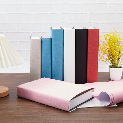CRASPIRE 59 x 16.9in Book Cloth for Book Binding Pink Fabric Surface Paper Backed A3-A8 Bookcover Books Album Linen Scrapbooking Archival DIY Covering Protector Bookcloth Bookbinding Supplies in Saudi Arabia