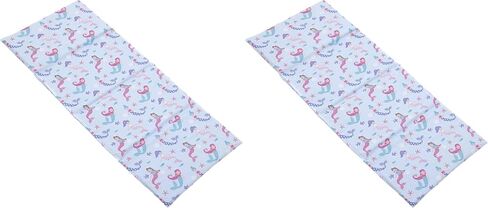 Everything Kids Mermaid, Seashell, Star Fish Aqua, Lavender and Pink Preschool Nap Pad Sheet in Saudi Arabia
