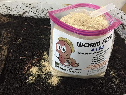 NightCrawlers, Superworms, Red Wigglers, Compost & Bait Worm Food, 2 Lbs (2 Lbs) in Saudi Arabia