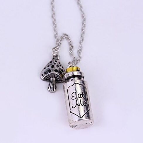 Necklace for Alice Cosplay Costume Jewelry Accessory Alice Merch Halloween Party Gift Stuff in Kuwait