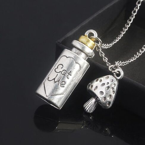 Necklace for Alice Cosplay Costume Jewelry Accessory Alice Merch Halloween Party Gift Stuff in Kuwait