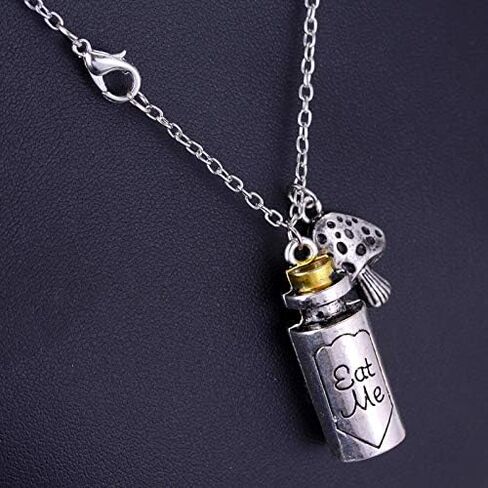 Necklace for Alice Cosplay Costume Jewelry Accessory Alice Merch Halloween Party Gift Stuff in Kuwait