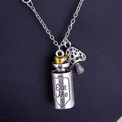 Necklace for Alice Cosplay Costume Jewelry Accessory Alice Merch Halloween Party Gift Stuff in Kuwait