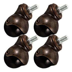 Gatuida 1.5'' Threaded Rod Casters 4pcs Replacement Office Furniture Casters Swivel Wheel for Easy Movement in Saudi Arabia