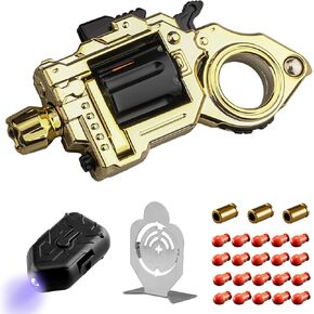 Fidget Toys Adults Spinner Gun : Premium Metal Fidget Spinner for Adults,Silent Stress Relief & Focus Enhancer for Office, Gaming, Travel (Golden, Medium) in Saudi Arabia