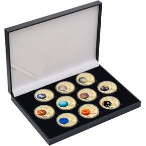 مجموعة عملة Solar System Coin 10 عملات معدنية تضم الكواكب والشمس - مجموعة عملة الفضاء والكوكب in Kuwait