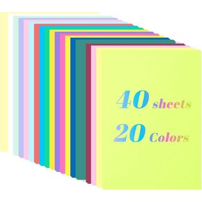 40 Pack Cream White Cover Cardstock, 8.5 x 11 Inch, 180 GSM / 65 lb Premium Thick Paper, Acid-Free & Printer-Friendly, for Invitations, Certificates, Wedding, DIY Cards, Scrapbooking & Office Use in Kuwait