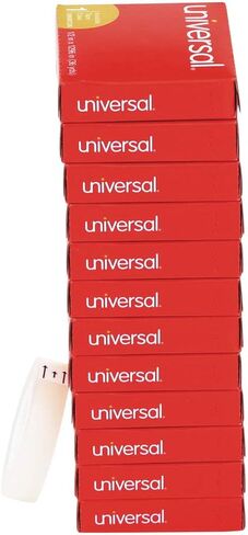 Universal 81236VP Invisible Tape, 1/2" x 1296", 1" Core, Clear (Pack of 12) in Saudi Arabia