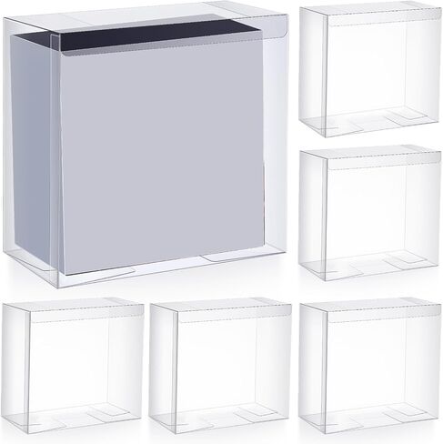 Yexiya 6 Pack Plastic Booster Box Protector 0. 50mm Thick Clear Display Box Plastic Display Case Compatible with English Modern Booster Boxes Collectors Cards Protector in Saudi Arabia