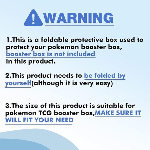 Yexiya 6 Pack Plastic Booster Box Protector 0. 50mm Thick Clear Display Box Plastic Display Case Compatible with English Modern Booster Boxes Collectors Cards Protector in Saudi Arabia