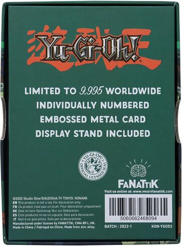 Yu-Gi-Oh! Limited Edition Celtic Guardian Metal Card in Saudi Arabia