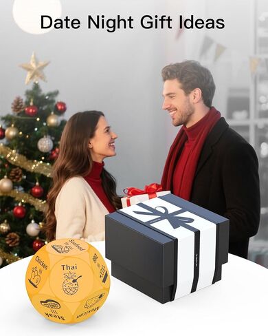 أشياء مضحكة لتخزين عيد الميلاد للرجال للنساء البالغين ، كبيرة كبيرة محفورة الغذاء النرد ، تاريخ يوم ألعاب ليلية هدايا له لها ، هدايا عيد ميلاد زفاف (أصفر) in Kuwait