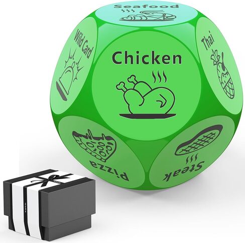 أشياء مضحكة لتخزين عيد الميلاد للرجال للنساء البالغين ، كبيرة كبيرة محفورة الغذاء النرد ، تاريخ يوم ألعاب ليلية هدايا له لها ، هدايا عيد ميلاد زفاف (أصفر) in Kuwait