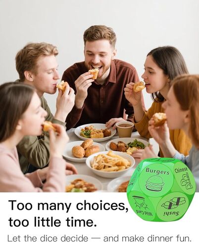 أشياء مضحكة لتخزين عيد الميلاد للرجال للنساء البالغين ، كبيرة كبيرة محفورة الغذاء النرد ، تاريخ يوم ألعاب ليلية هدايا له لها ، هدايا عيد ميلاد زفاف (أصفر) in Kuwait