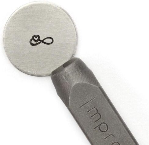 ImpressArt - Infinity Heart Signature Metal Design Stamp, 6mm in Saudi Arabia