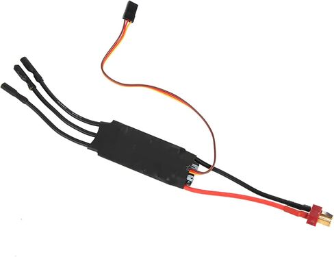40A وحدة تحكم سرعة ESC بدون فرش للطائرات RC DRON FPV ، طائرة هليكوبتر عالي الأداء متوافقة مع بطاريات LIPO (أسود) in Kuwait