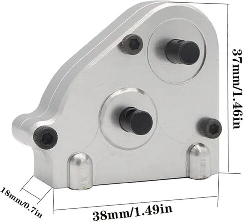 Compatible with MN86 MN86S MN86K MN86KS for MN G500 1/12 Remote Control Crawler Vehicle Upgrade Accessories Metal Gearbox Transfer Case RC Accessories in Saudi Arabia