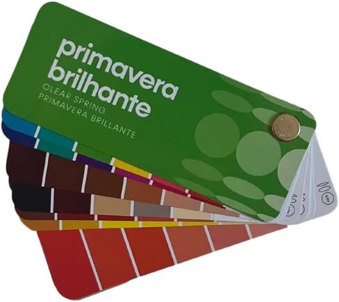 متعددة اللغات Cool Summer Palette Color مروحة من الاستوديو Immagine ، دليل الألوان المخصصة لتوفير التكاليف ، والتسوق الذكي ، والزي وخطط خزانة ؛ فيرانو فريو/فيراو فريو in Saudi Arabia