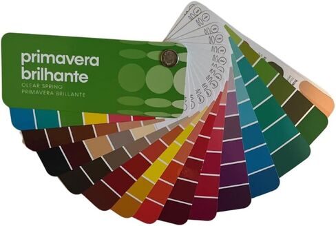 متعددة اللغات Cool Summer Palette Color مروحة من الاستوديو Immagine ، دليل الألوان المخصصة لتوفير التكاليف ، والتسوق الذكي ، والزي وخطط خزانة ؛ فيرانو فريو/فيراو فريو in Saudi Arabia