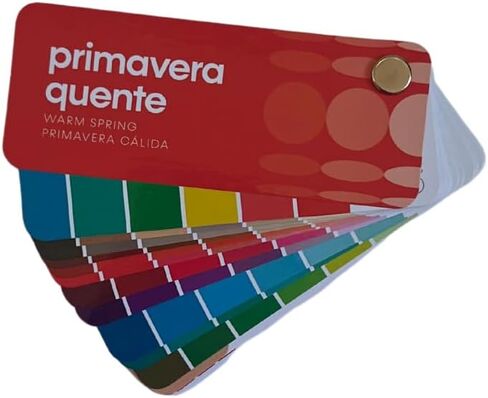 متعددة اللغات Cool Summer Palette Color مروحة من الاستوديو Immagine ، دليل الألوان المخصصة لتوفير التكاليف ، والتسوق الذكي ، والزي وخطط خزانة ؛ فيرانو فريو/فيراو فريو in Kuwait