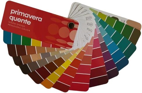 متعددة اللغات Cool Summer Palette Color مروحة من الاستوديو Immagine ، دليل الألوان المخصصة لتوفير التكاليف ، والتسوق الذكي ، والزي وخطط خزانة ؛ فيرانو فريو/فيراو فريو in Kuwait