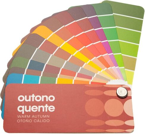 متعددة اللغات Cool Summer Palette Color مروحة من الاستوديو Immagine ، دليل الألوان المخصصة لتوفير التكاليف ، والتسوق الذكي ، والزي وخطط خزانة ؛ فيرانو فريو/فيراو فريو in Kuwait