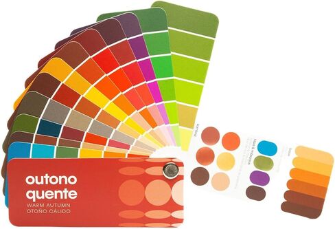 متعددة اللغات Cool Summer Palette Color مروحة من الاستوديو Immagine ، دليل الألوان المخصصة لتوفير التكاليف ، والتسوق الذكي ، والزي وخطط خزانة ؛ فيرانو فريو/فيراو فريو in Kuwait
