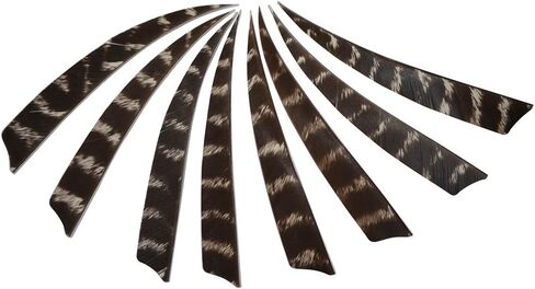 50pcs تركيا ريشة 4 '' / 5 '' ريش سهم السهم اليميني في السهم السهم الأسهم الخشبية سهام الخيزران الخشبية in Kuwait