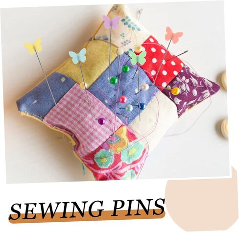 200pcs دبوس يدوي للنساء دبوس القماش متين ودبابيس الإبزيم المرقعة لخياطة مصنع ومشاريع DIY سهلة التخزين والسفر الصديقة in Kuwait