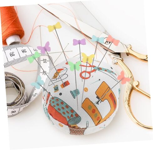 200pcs دبوس يدوي للنساء دبوس القماش متين ودبابيس الإبزيم المرقعة لخياطة مصنع ومشاريع DIY سهلة التخزين والسفر الصديقة in Kuwait