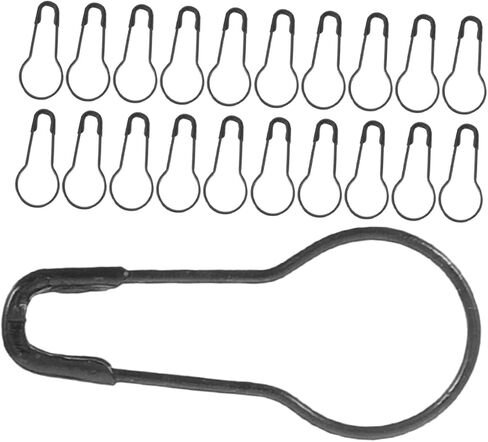 Gadpiparty 100pcs Clothes Sewing Pins: Metal Gourd Shaped Safety Pins Sewing Needle for Knitting Quilting Craft Projects Accessories in Saudi Arabia