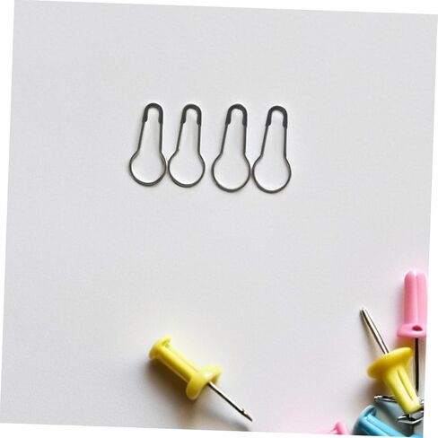 Gadpiparty 100pcs Clothes Sewing Pins: Metal Gourd Shaped Safety Pins Sewing Needle for Knitting Quilting Craft Projects Accessories in Saudi Arabia
