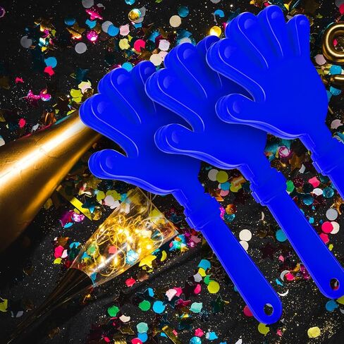 12 Pcs Hand Clappers Noisemakers 7.5 Inch Clappers Noisemakers Plastic Hand Clappers for Birthdays Game Football Sporting Events Cheers Supplies Dance Basketball Football Noisemakers(Red) in Saudi Arabia