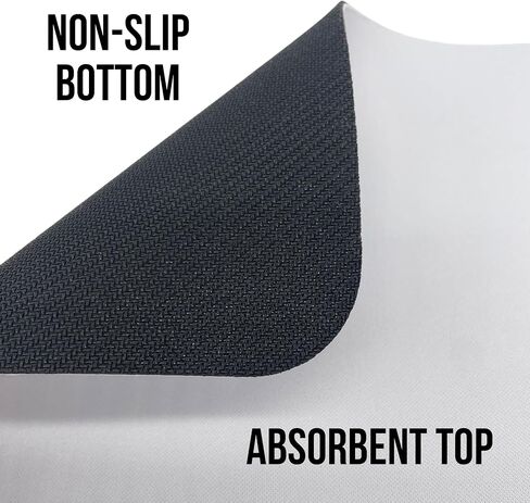 حصيرة طعام مخصصة للحيوانات الأليفة - مخصصة للكلب الكلب Cat Bowl Placemat - غير انزلاق وممتصات - اسم حيوانك الأليف - مرن وسهل التخزين والمحمول - خيارات ألوان متعددة - 12x22 بوصة in Kuwait