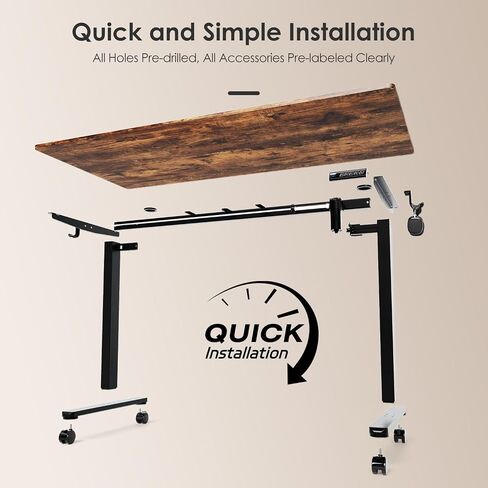 Monomi Electric Standing Desk ، 47.2 بوصة الارتفاع قابل للتعديل ، وضع مكاتب كمبيوتر محاسبية للمكتب المنزلي ، وكتابة ألعاب ، طاولة نوم ، ومحطة عمل Standup الطويلة ، والأبيض in Kuwait
