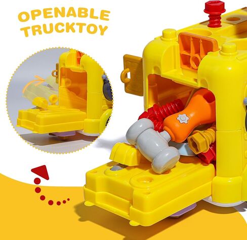 SO & Motoys Tool Tool Kit for Kids ， Montessori Building Building Toys for 3-5 year boys and girls ， in Kuwait