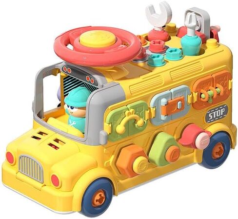 SO & Motoys Tool Tool Kit for Kids ， Montessori Building Building Toys for 3-5 year boys and girls ， in Kuwait