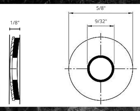 500 Qty 1/4" Stainless Steel EPDM Bonded Sealing Neoprene Rubber Washers #14 (BCP742) in Saudi Arabia
