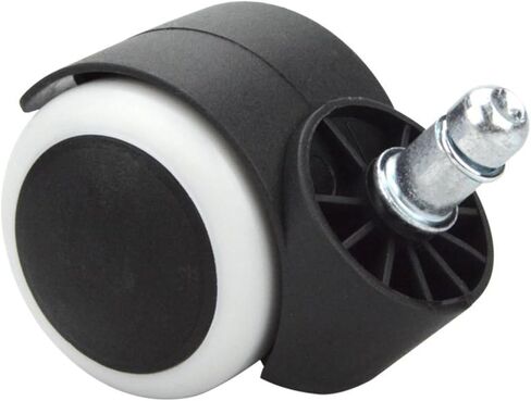 Swivel Chair Wheel Universal Wheel Nylon PU Silent Office Chair Roller Pulley Wheel 2-inch Caster Computer Chair Accessories 1 Piece(Circlip) in Saudi Arabia