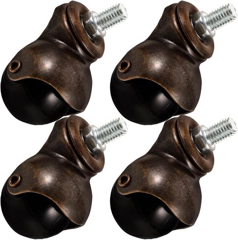 Gatuida 1.5 '' rod rod casters 4pcs استبدال الأثاث الأثاث العجلات دوارة لعجلة سهلة الحركة in Saudi Arabia