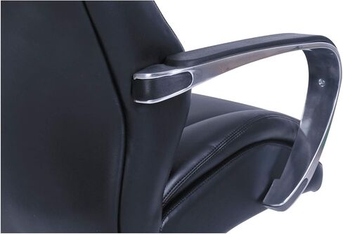 يدعم La-Z-Boy Commercial 2000 Chairs High-Back ، ارتفاعًا يصل إلى 300 رطل ، 20.25 "إلى 23.25" ، مقعد/مقعد أسود ، قاعدة فضية in Kuwait