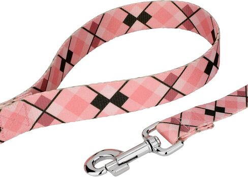 Country Brook Petz - Puppy Picnic Martingale Dog Cog and Leash - مجموعة منقوشة و Argyle التي تتميز بتصميمات ساحرة (1/2 بوصة ، صغيرة جدًا) in Saudi Arabia